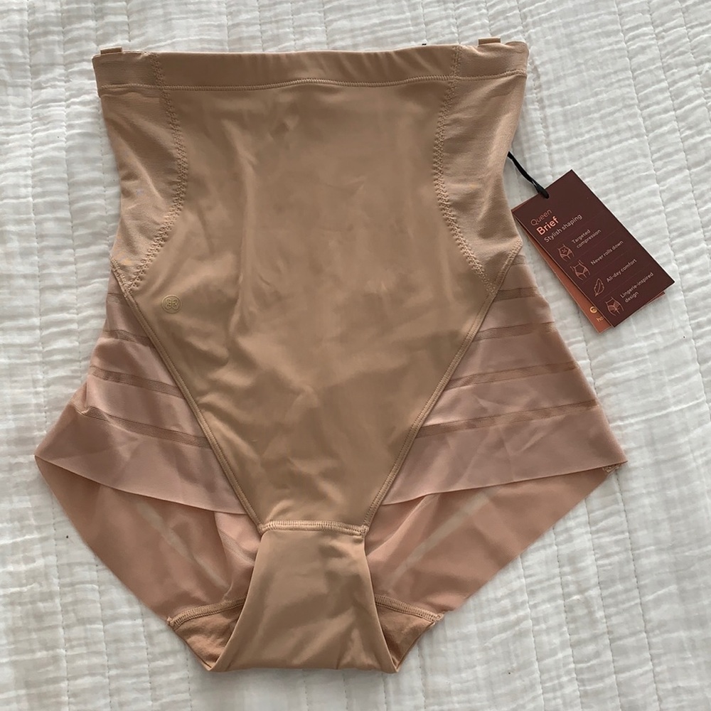 Honeylove Queen Brief (Sand) with Bag - Shapewear
